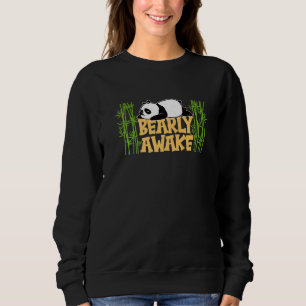 Sweatshirt Paresseux Panda Chinois Mangeant des Animaux de Ba