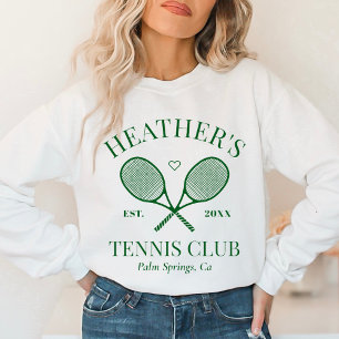 Sweatshirt Parfait Match Dernier Swing Tennis Club Bacheloret