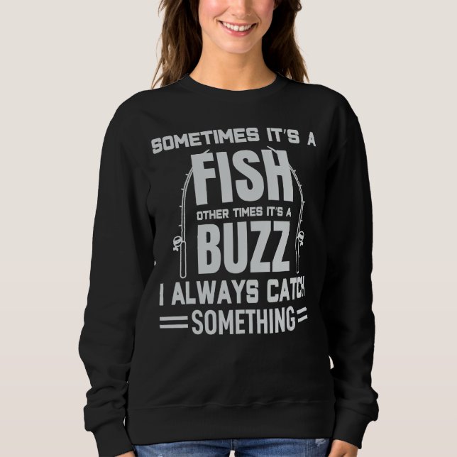 Sweatshirt Parfois c'est un poisson autre temps toujours attr (Devant)