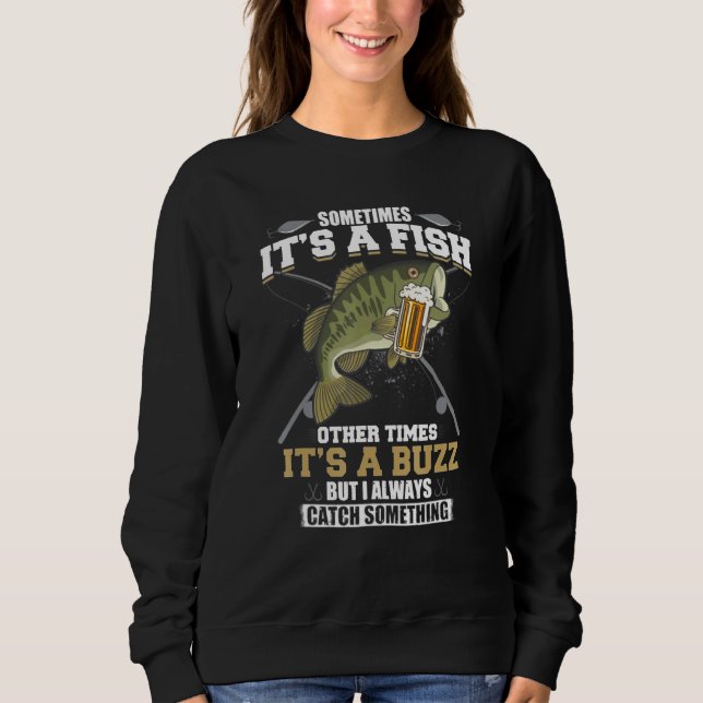 Sweatshirt Parfois C'Est Un Poisson Autres Fois C'Est Un Buzz (Devant)