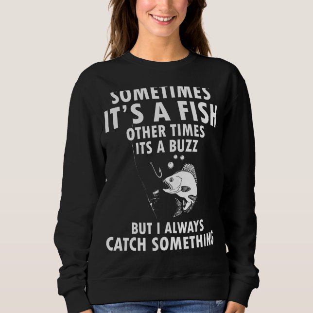 Sweatshirt Parfois c'est un poisson d'autres fois c'est un bu (Devant)