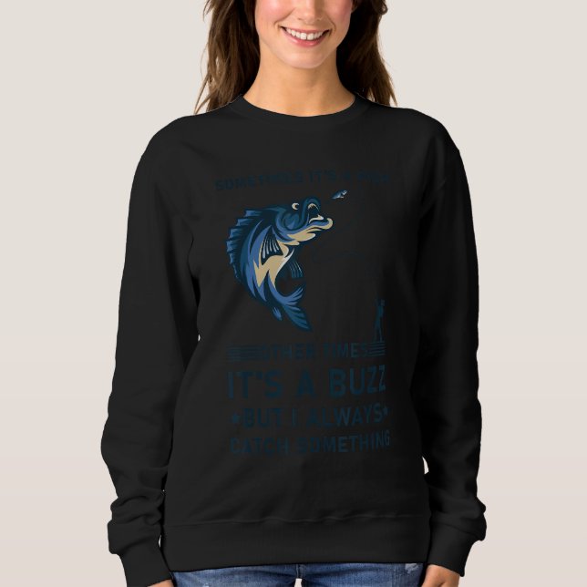Sweatshirt Parfois c'est un poisson d'autres fois c'est un bu (Devant)