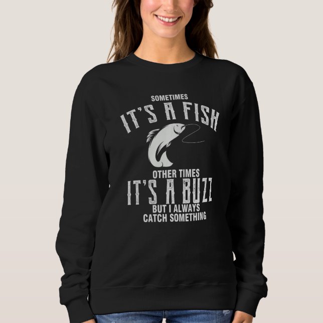 Sweatshirt Parfois c'est un poisson d'autres fois un bourdonn (Devant)