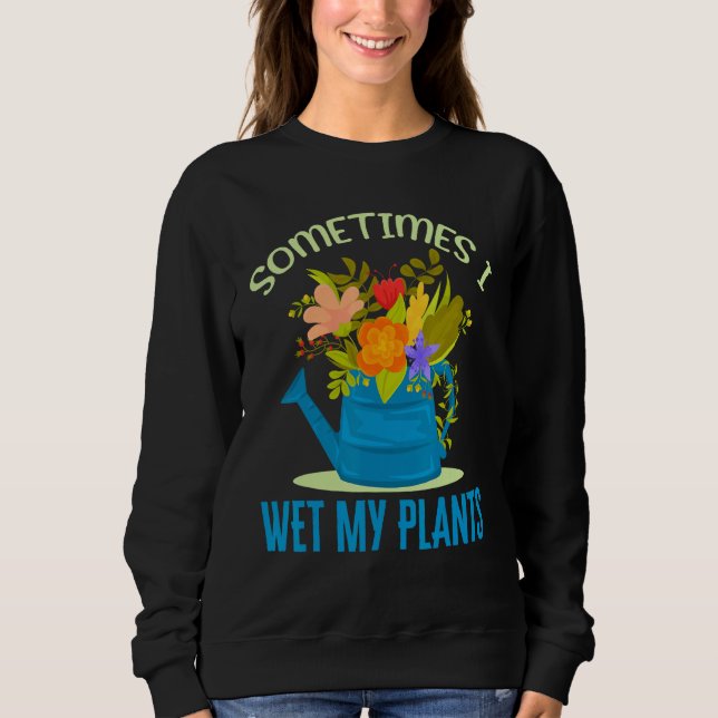 Sweatshirt Parfois, J'Ai Vu Mon Pot De Fleurs De Jardin Plant (Devant)