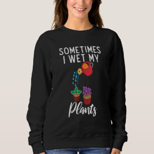 Sweatshirt Parfois J'Ai Wet Mes Pantalons Jardin Pun Plante W