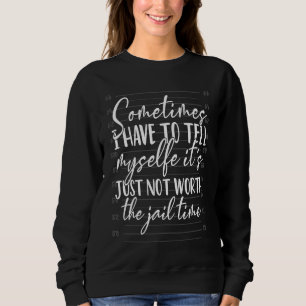 Sweatshirt Parfois, je dois me dire que ça n'en vaut tout sim