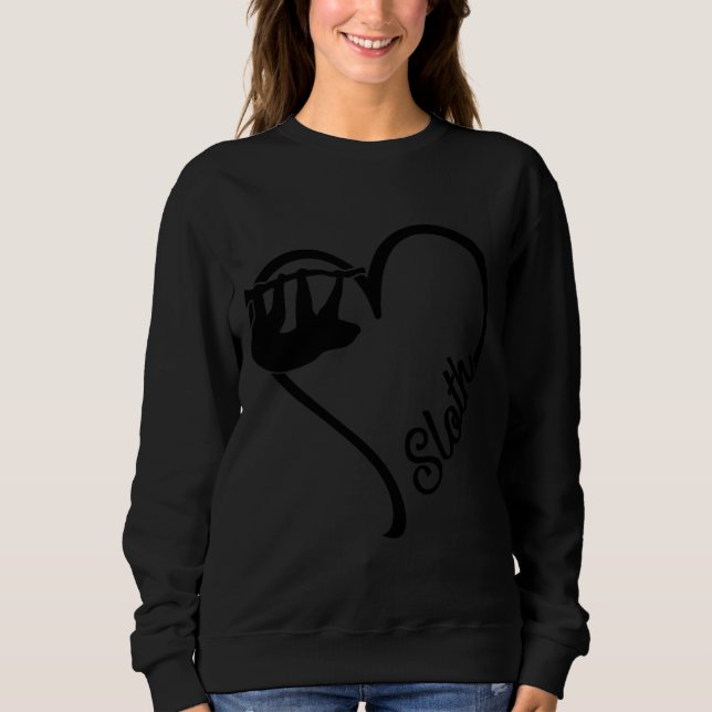 Sweatshirt Parfum de coeur animal (Devant)