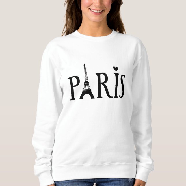 Sweatshirt Paris - Art Graphique (Devant)