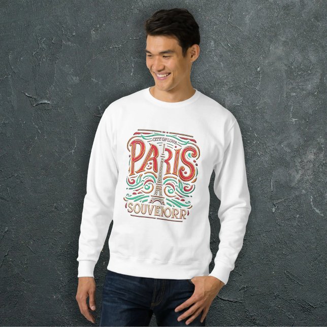 Sweatshirt Paris Bloom Love Symphony Mens (Créateur téléchargé)