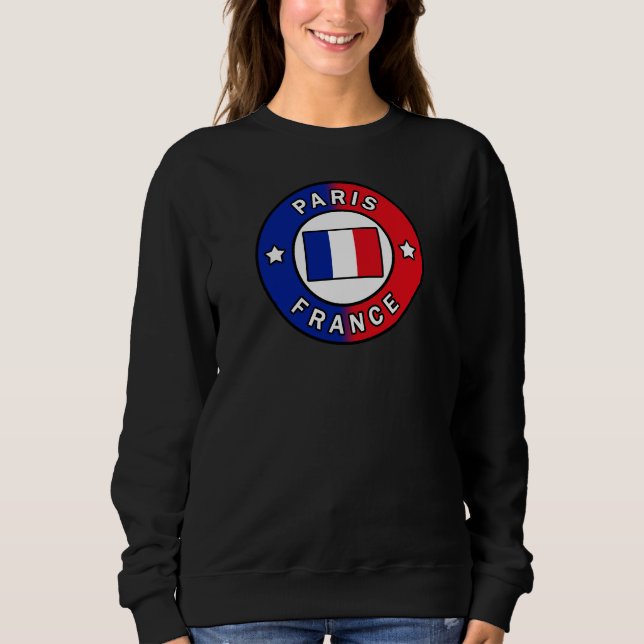 Sweatshirt Paris France (Devant)