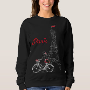 Sweatshirt Paris France Ville de l'Amour Tour Eiffel Europe