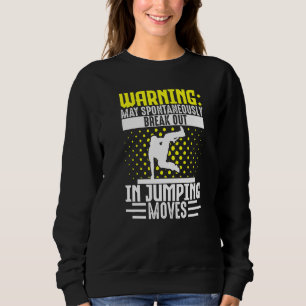 Sweatshirt Parkour Freerunning Traceur Athlète Avertissement