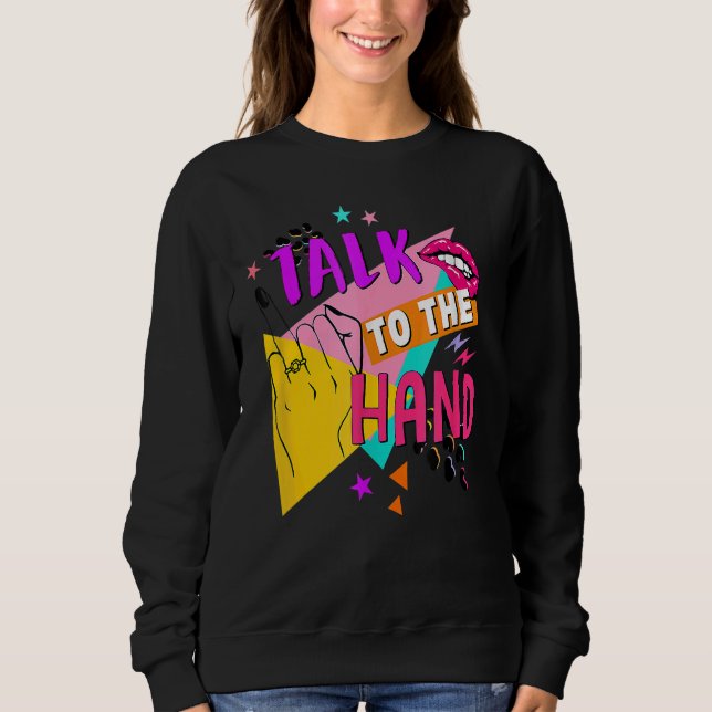 Sweatshirt Parle À La Main Future Mariée 90s Enterrement De V (Devant)