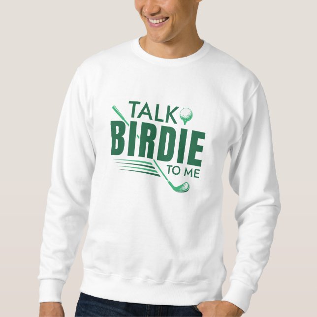 Sweatshirt Parle Birdie à moi (Devant)