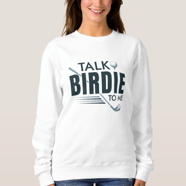 Sweatshirt Parle Oiseau à Moi (Devant)