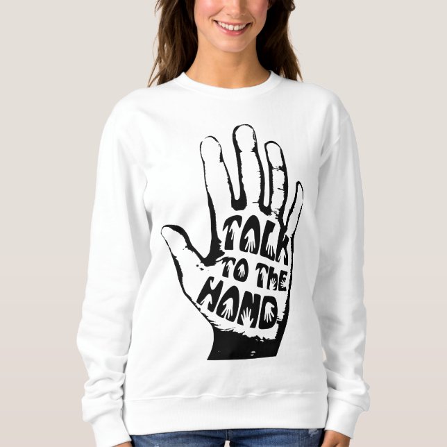 Sweatshirt Parler À La Main (Devant)