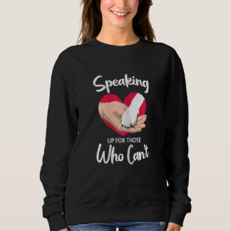Sweatshirt Parler pour ceux qui ne peuvent pas Refuge pour an