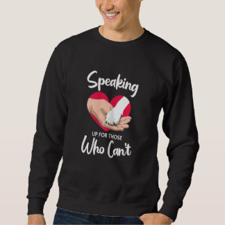 Sweatshirt Parler pour ceux qui ne peuvent pas Refuge pour an
