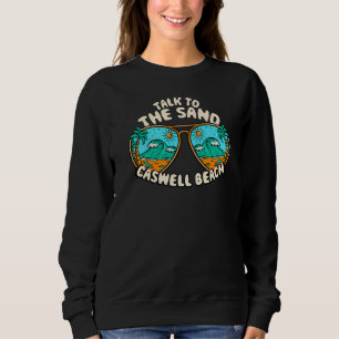 Sweatshirt Parlez À Sand Caswell Beach Summer North Caroli