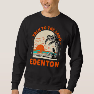 Sweatshirt Parlez À Sand Edenton Beach North Carolina Ocea
