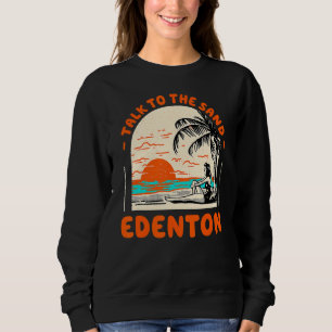Sweatshirt Parlez À Sand Edenton Beach North Carolina Ocea