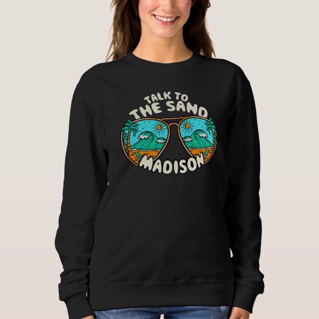 Sweatshirt Parlez Au Sand Madison Summer Connecticut Tropic (Devant)