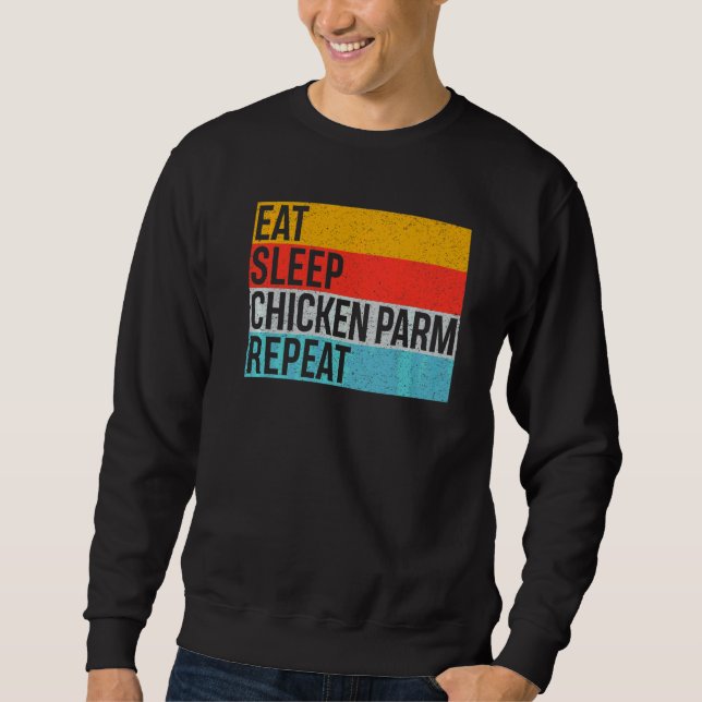 Sweatshirt Parmesan Italien Pour Parme De Poulet (Devant)