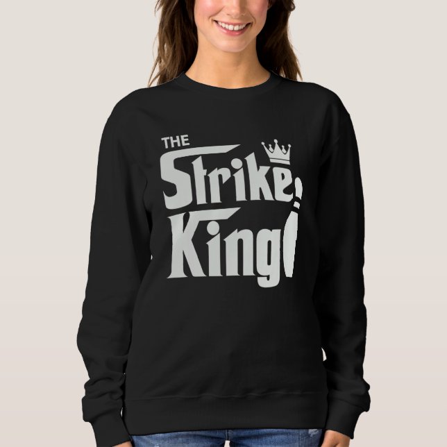 Sweatshirt Parodie de Bowling Ligue King Bowler (Devant)