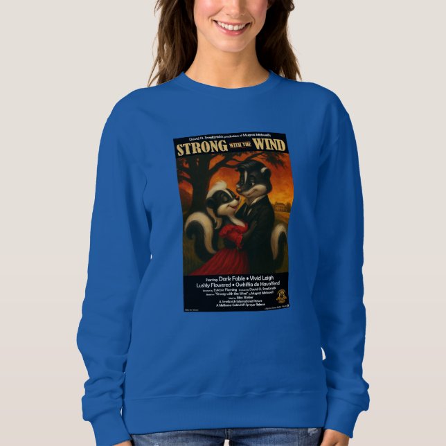 Sweatshirt Parodie de film Fort avec le Vent (Devant)