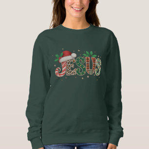 Sweatshirt Parole religieuse chrétienne de Jésus Foi Verset d