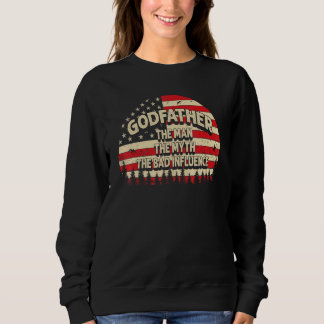 Sweatshirt Parrain L'Homme Le Mythe La Mauvaise Influence Hom
