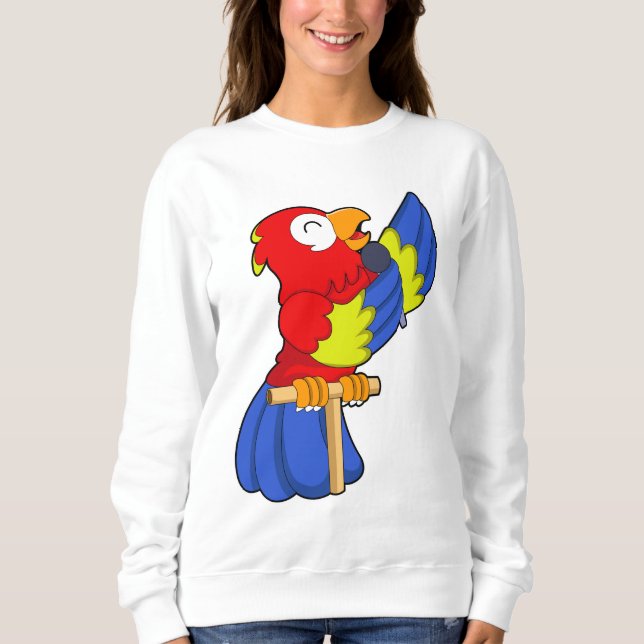 Sweatshirt Parrot en chanteur avec microphone (Devant)