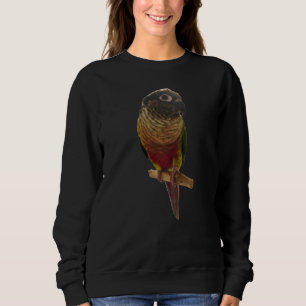 Sweatshirt Parrot pur Design Oiseau joue verte Amour pour b