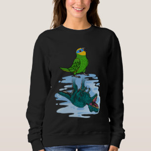 Sweatshirt Parrot & Rex Réflexion I Amazon à ailes orange