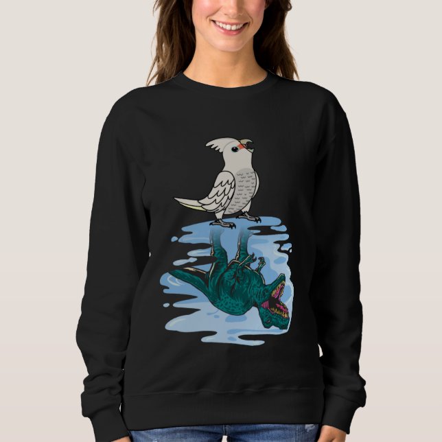 Sweatshirt Parrot & Rex Réflexion I Goffins Cockatoo (Devant)