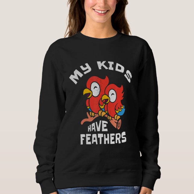 Sweatshirt Parrots ornithologiques ornithologiques du proprié (Devant)