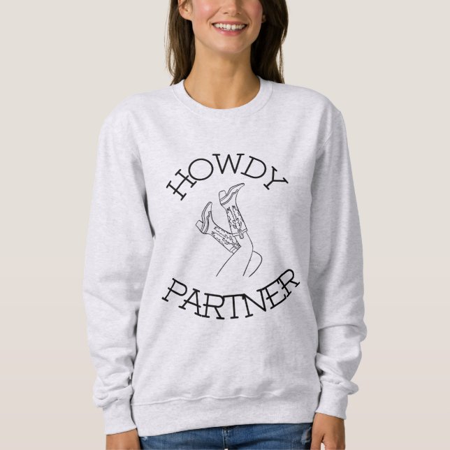 Sweatshirt Partenaire Howdy (Devant)