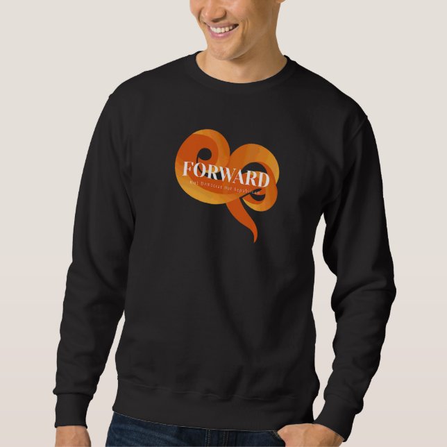 Sweatshirt Parti politique progressiste ni démocrate ni répub (Devant)