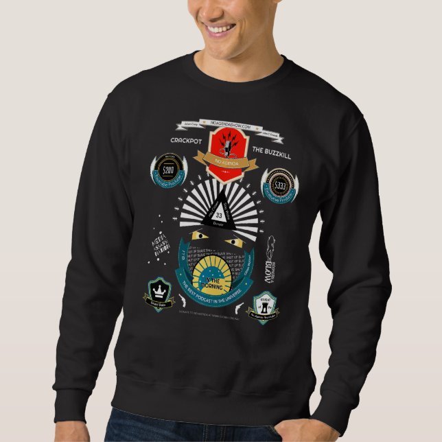 Sweatshirt Pas D'Agenda Podcast Na Show Live De Gitmo Nation (Devant)