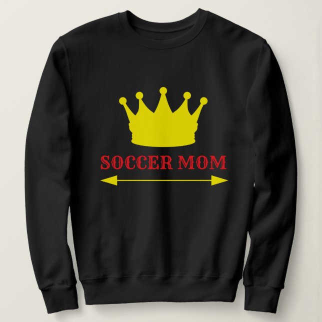 Sweatshirt Pas de 1ère maman de footballeur (Design devant)