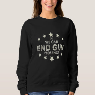 Sweatshirt Pas de Jour de sensibilisation aux armes à feu Por