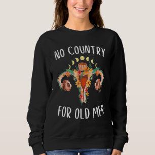Sweatshirt Pas De Pays Pour Les Hommes Âgés Uterus Floral Fem