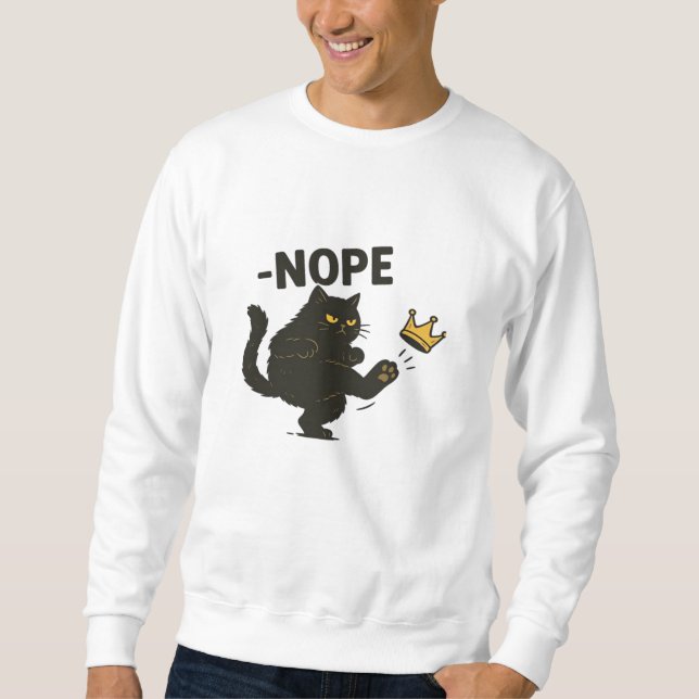 Sweatshirt Pas de rois en Amérique Essential Cool Unique (Devant)