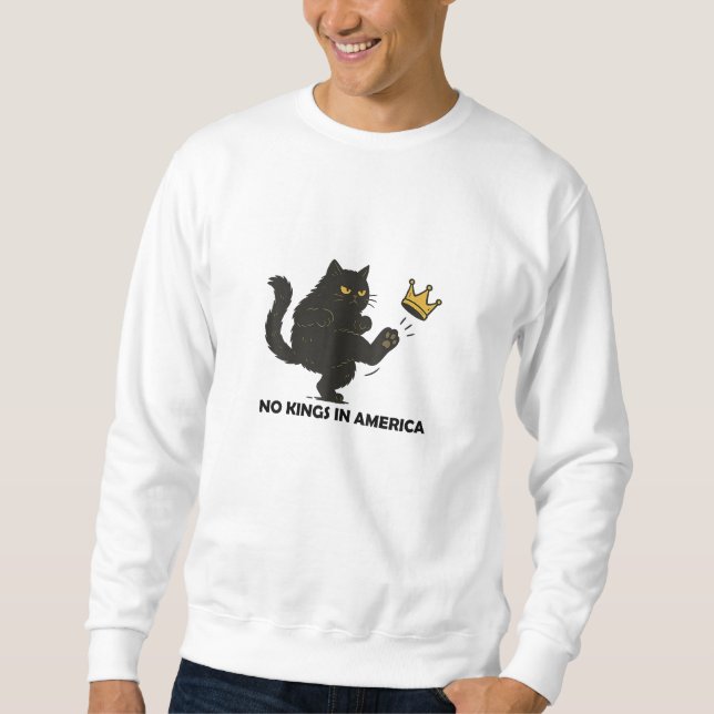 Sweatshirt Pas de rois en Amérique Nous le peuple Politique V (Devant)