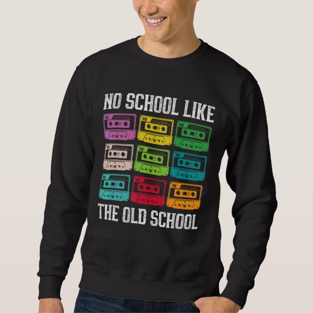Sweatshirt Pas D'École Comme La Vieille École Cassette Mixtap (Devant)