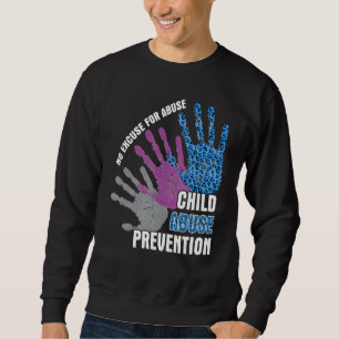Sweatshirt Pas d'excuse Prévention de la maltraitance des enf
