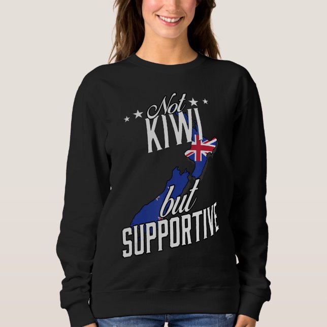 Sweatshirt Pas Kiwi mais Voyage de soutien Touriste Kiwi New  (Devant)