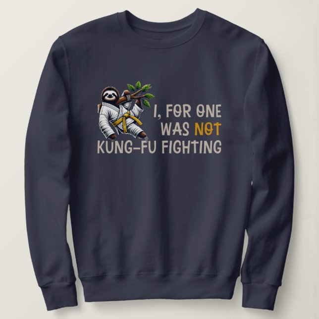 Sweatshirt Pas le combat de Kung-Fu (Design devant)