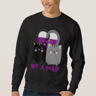 Sweatshirt Pas Une Phase Chats Asexualité Ace Pride Lgbtq