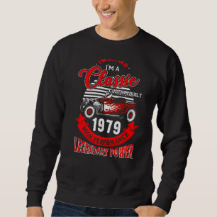 Sweatshirt Pas Vieille Je Suis Classique 1979 44e Anniversair